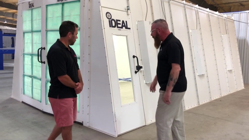 IDEAL Automotive Paint Spray Booth model PSB AFCF23 B 1 PH from Car spray