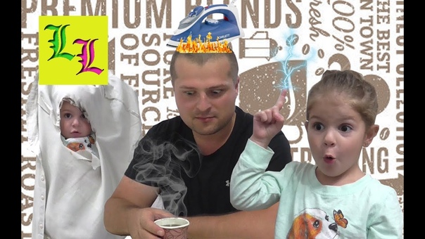 Lovely girl helps her father get ready for work. Daddys morning routine. Dont wake daddy