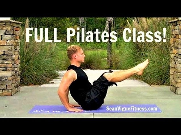 FULL 45 min Pilates Workout Video w, Warm Up Cool Down from Sean Vigue