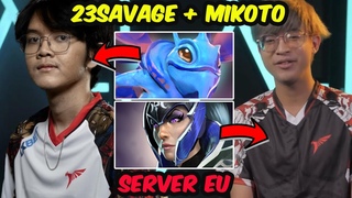 GOOD OLD DAY !! 23savage Luna Carry Feat Talon Mikoto Puck MIDLANE SERVER EU DOTA 2