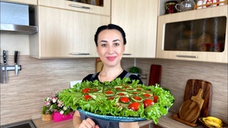 САЛАТ Фурор среди гостей обеспечен! Салат за минуты! Вкусный, красивый и рецепт простой!