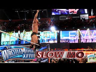 The Great One greets the hometown crowd at WrestleMania 28: Slow Mo Replay