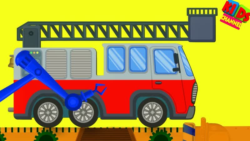 Ladder Truck Toy Factory, New Kids Show, Cartoon Video For Toddlers by Kids