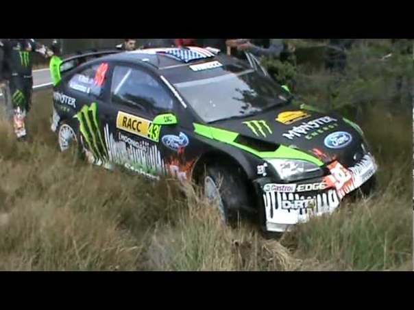 Ken Block: Drift and crash Rally Catalunya WRC