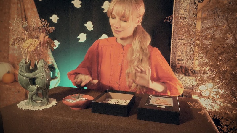 ASMR Whisper Jigsaw Puzzle Assembly and Hansel Gretel