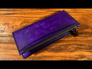 Making a Slim Bifold Wallet: Leather Craft Free PDF Pattern