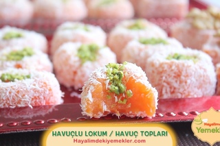 Havuçlu Lokum / Havuçlu Toplar  Tarifi Hayalimdeki Yemekler