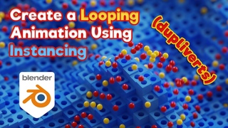 Create a Mesmerizing Loop using Instancing in Blender 2.9