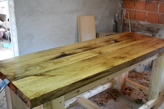 Making a Solid Oak Top Wooden Workbench