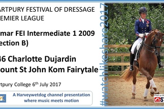 HARTPURY FESTIVAL OF DRESSAGE: Charlotte Dujardin MSJ Kom Fairytale