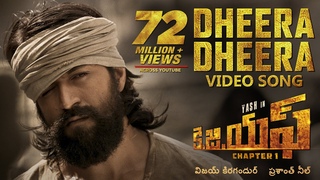 Dheera Dheera Full Video Song | KGF Telugu Movie | Yash | Prashanth Neel | Hombale | Ravi Basrur