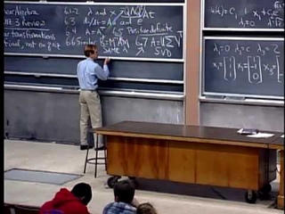 Lec 32 | MIT  Linear Algebra, Spring 2005