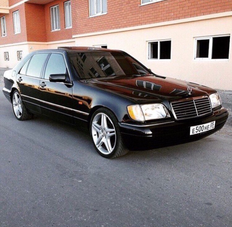 Стандартные диски R16 на кабан. - Mercedes-Benz S-Class (W140), 3,2 л, 1994 года