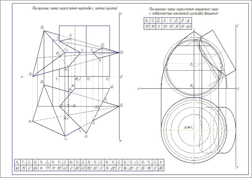 УГНТУ Начертательная геометрия