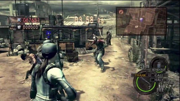 Resident Evil 5 Versus Team Survivors Public Assembly Jill( BSAA)