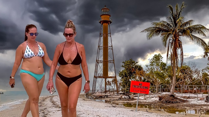 Fort Myers and Sanibel Island Beach after Hurricane 4 K Travel