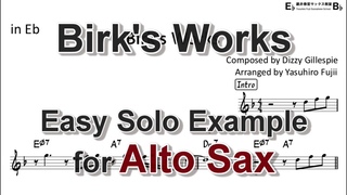 Birk’s Works - Easy Solo Example for Alto Sax