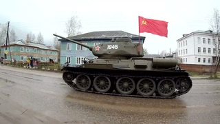 Парад ко дню победыпобеды. п.Октябрьский.
