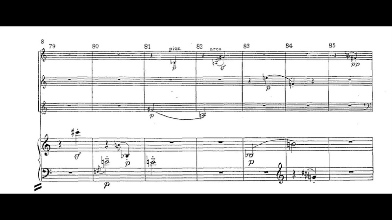 Anton Webern Quartet for Violin, Clarinet, Tenor Sax and Piano, Op. 22 (1928 30) Score