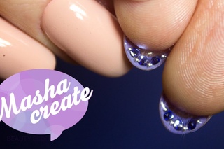 Маникюр со стразами под ногтями. Маникюр лабутен / Flip Manicure ГЕЛЬ ЛАКОМ со стразами