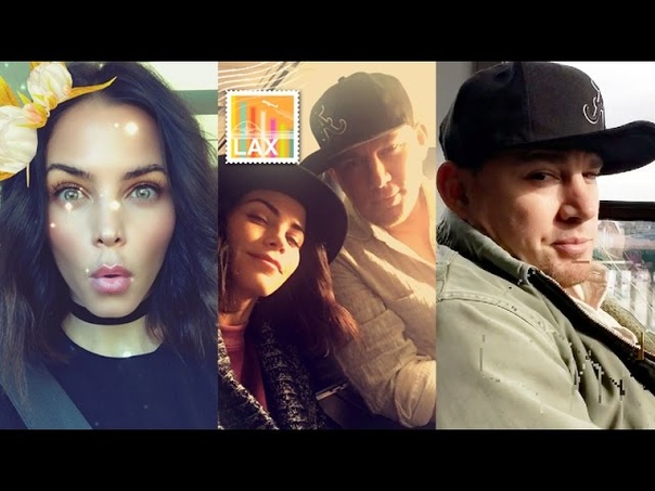 Jenna Dewan with Channing Tatum on Snapchat, October 21
