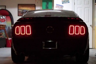 2013 Style LED Tail Lights on 05-09 Mustang