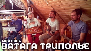 Ватага ТРИПОЛЬЕ - Мой конь. Играем на репетиции
