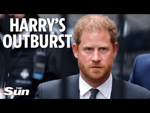 I watched Prince Harry get really agitated over magazine story he obsesses over