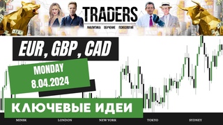 EURUSD, GBPUSD, USDCAD анализ Forex на сегодня   узнаите ключевые идеи