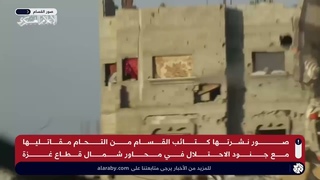 القسام تنشر مقطع للحظة استهداف قوة إسرائي