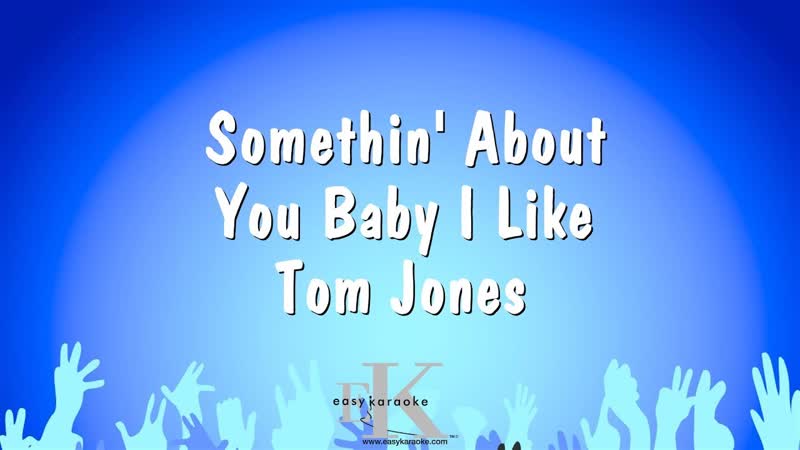 Somethin About You Baby I Like Tom Jones ( Karaoke