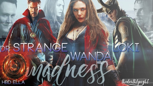 madness dr Strange Wanda Loki hbd