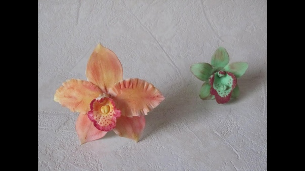 Fiori in pasta di zucchero: orchidee ( Parte 1 di