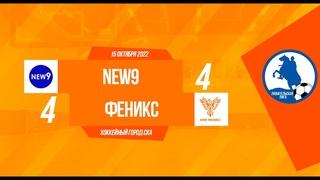 Чемпионат. Дивизион “Хоккейный город СКА“. NEW9 - Феникс 4:4 (видеообзор)