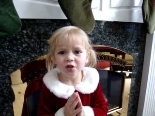 Isabella reciting poetry--“I heard the Bells“ Christmas Bells by Henry Wadsworth Longfellow