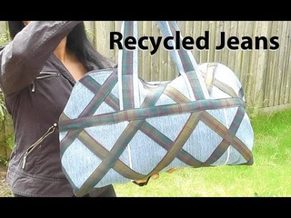 Country Designer Bag / Recycled jeans / DIY Bag Vol 5