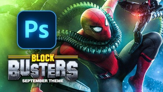 BLOCKBUSTERS! | Photoshop Speed Art • September Theme Intro