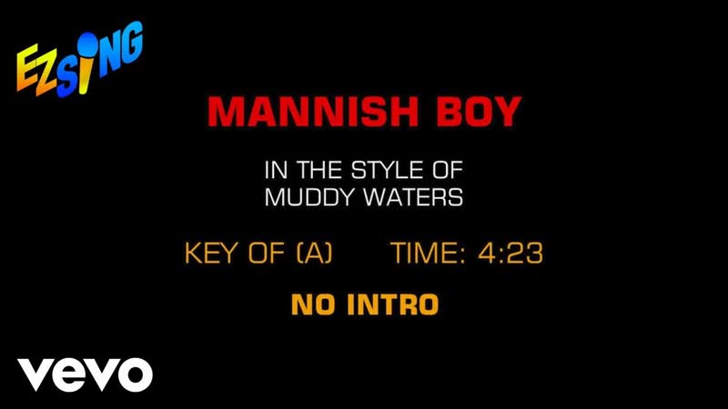 Muddy Waters Mannish Boy ( Karaoke EZ