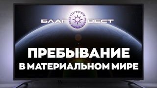#БлагоВест ✴ Пребывание в Материальном мире