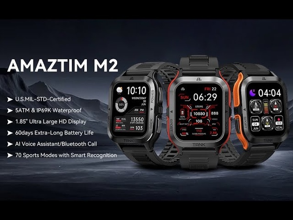 AMAZTIM Smart Watch for