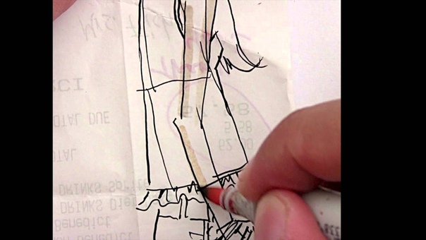 sketching fashion profile (yelen