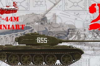 ч.2 Т-44М (MiniArt) 1:35 - Сборка двигателя