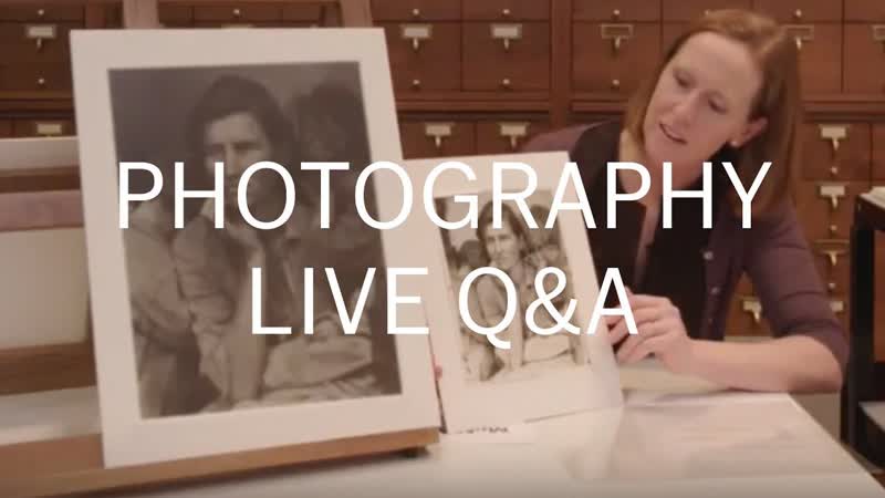 LIVE QA with Mo MA Photography Curator Sarah Meister ( May