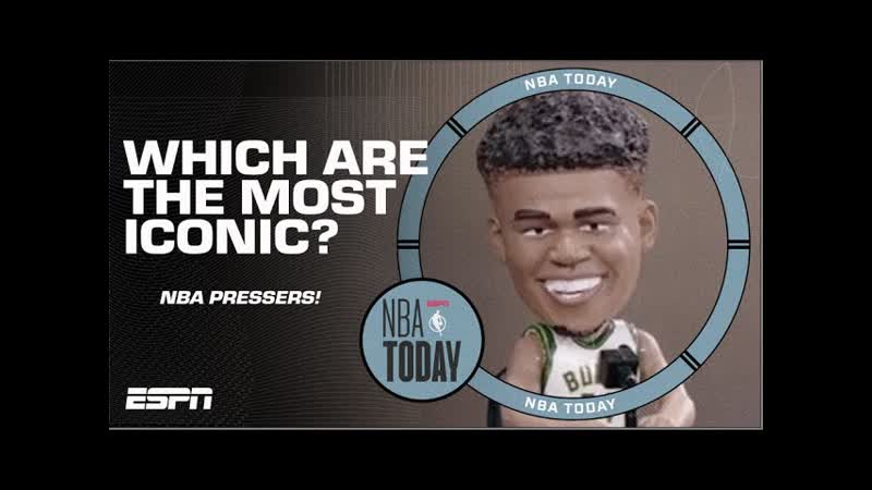 Giannis JOINS THE SHOW Iconic NBA press conferences , NBA