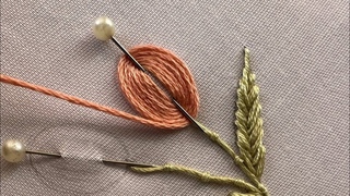 This is so cute flower design|handyworks embroidery|hand embroidery design | how to start hand embro