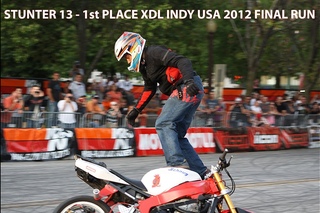 STUNTER 13 - 1st PLACE XDL INDY USA 2012 FINAL RUN