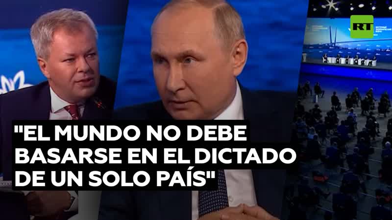 Putin: cree ser un representante de Dios en la