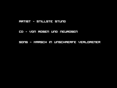 Stillste Stund Marsch in Unschärfe