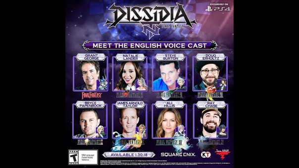 DISSIDIA FINAL FANTASY NT: Behind the English