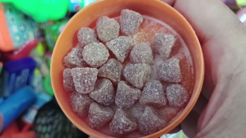 So many Lots of Candies Very Yummy Candy with Fant Flyer, ASMR. Toys and candy. SWEET